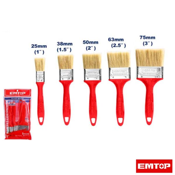 5 Pcs Paint Brush Set