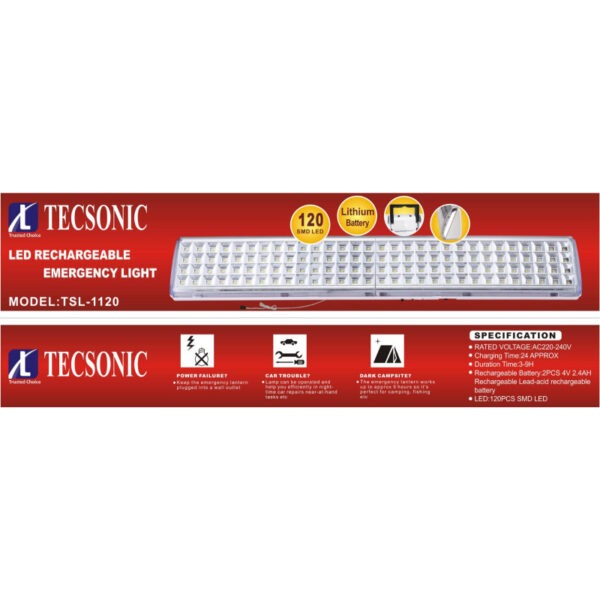 Tecsonic Rechargeable LED Light