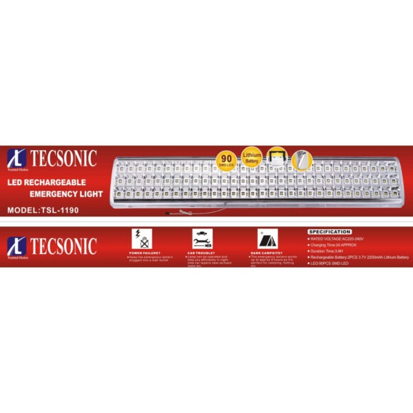 Tecsonic Rechargeable LED Light