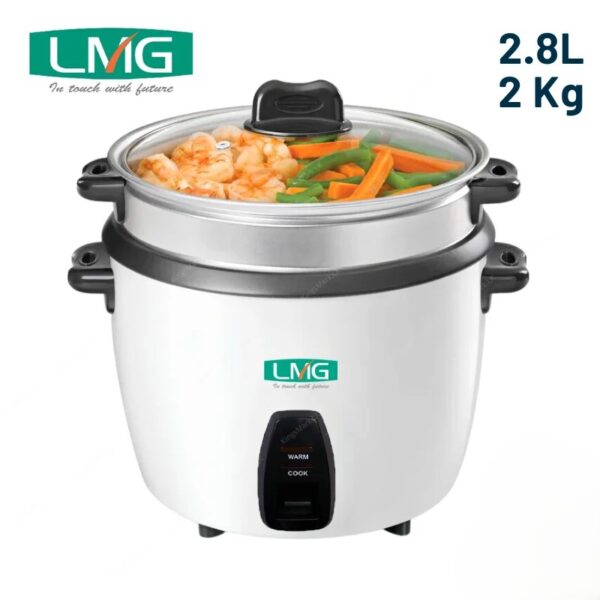 LMG 2.8L Rice Cooker 2KG – 1000W