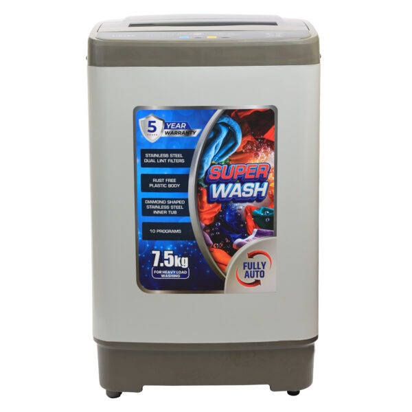 Singer Fully Automatic Washing Machine - Super Wash 7.5kg
